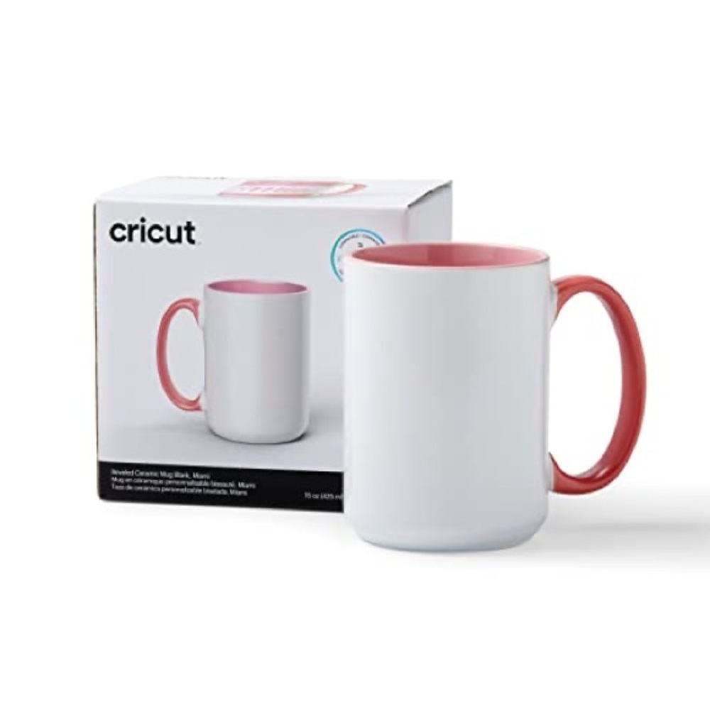New in Box Cricut Ceramic Mug Blank Miami